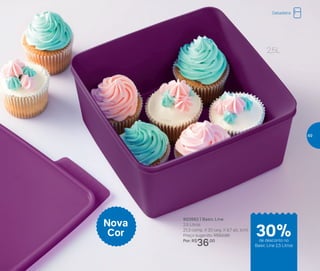 2,5L
802662 | Basic Line
2,5 Litros
21,3 comp. X 20 larg. X 9,7 alt. (cm)
Preço sugerido: R$52,00
Por: R$
36,00
Nova
Cor
Geladeira
de desconto no
Basic Line 2,5 Litros
30%
49
 