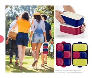 Leve um, dois, três,
até 4 produtos
Os Refri Line cabem de maneira perfeita dentro
dos Picnic Line de 1,5 Litro, para você transportar
42
 