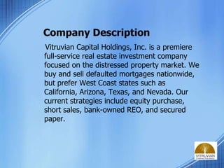 Vitruvian Capital Holdings