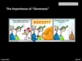 The Importance of “Doneness” Definition of Done 