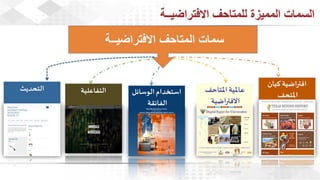ويبينار المتاحف الافتراضية: تجربة تفاعلية للتعلم والاستمتاع وحفظ التراث الثقافي