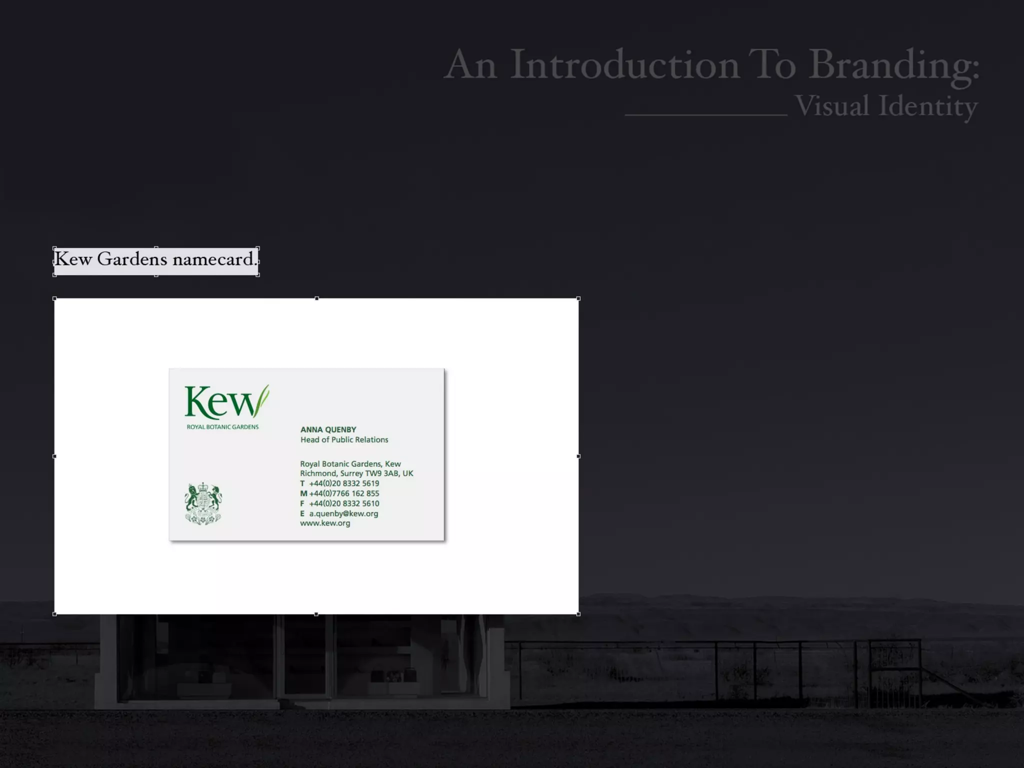 Introduction To Branding: Identity