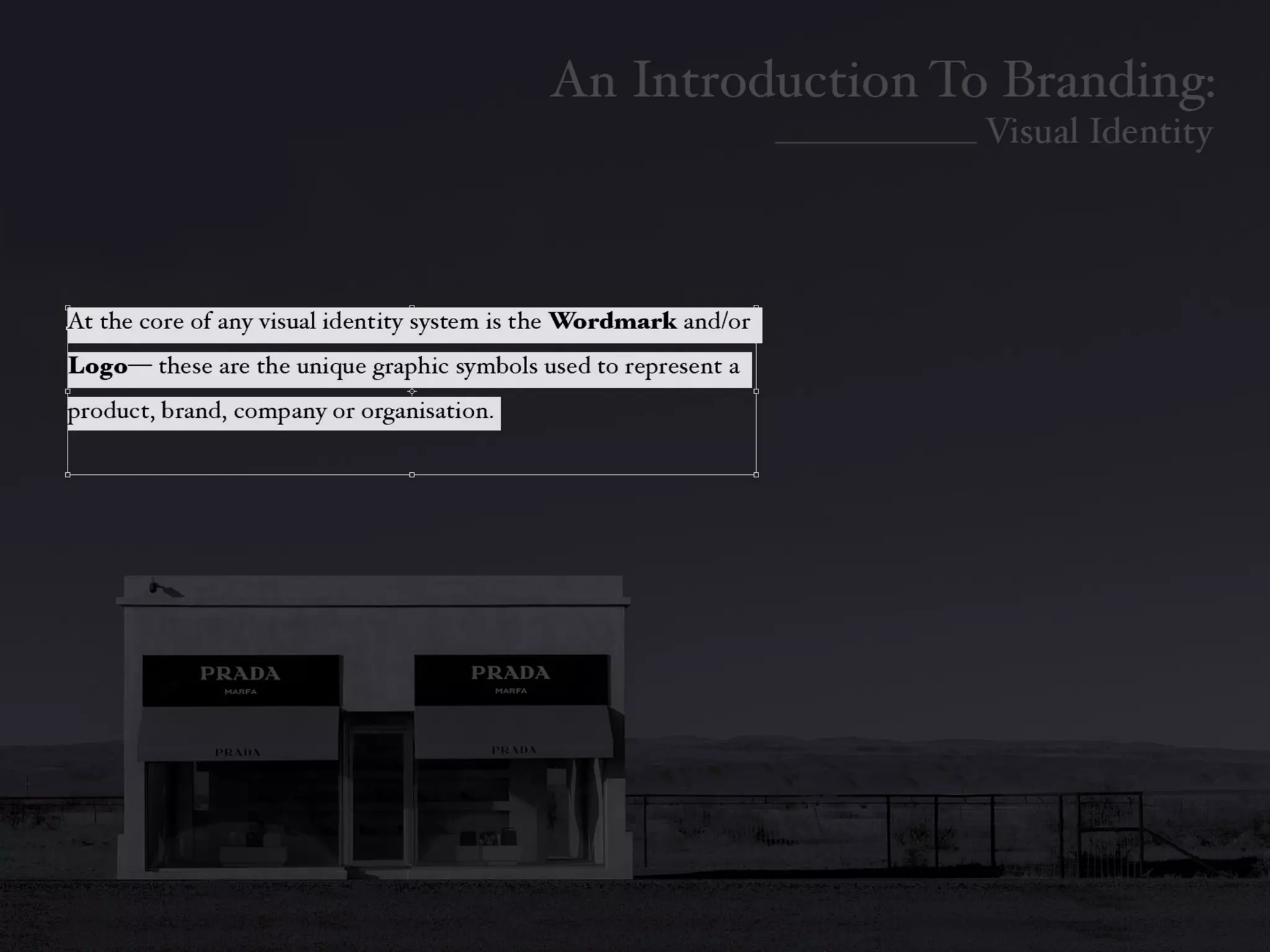 Introduction To Branding: Identity