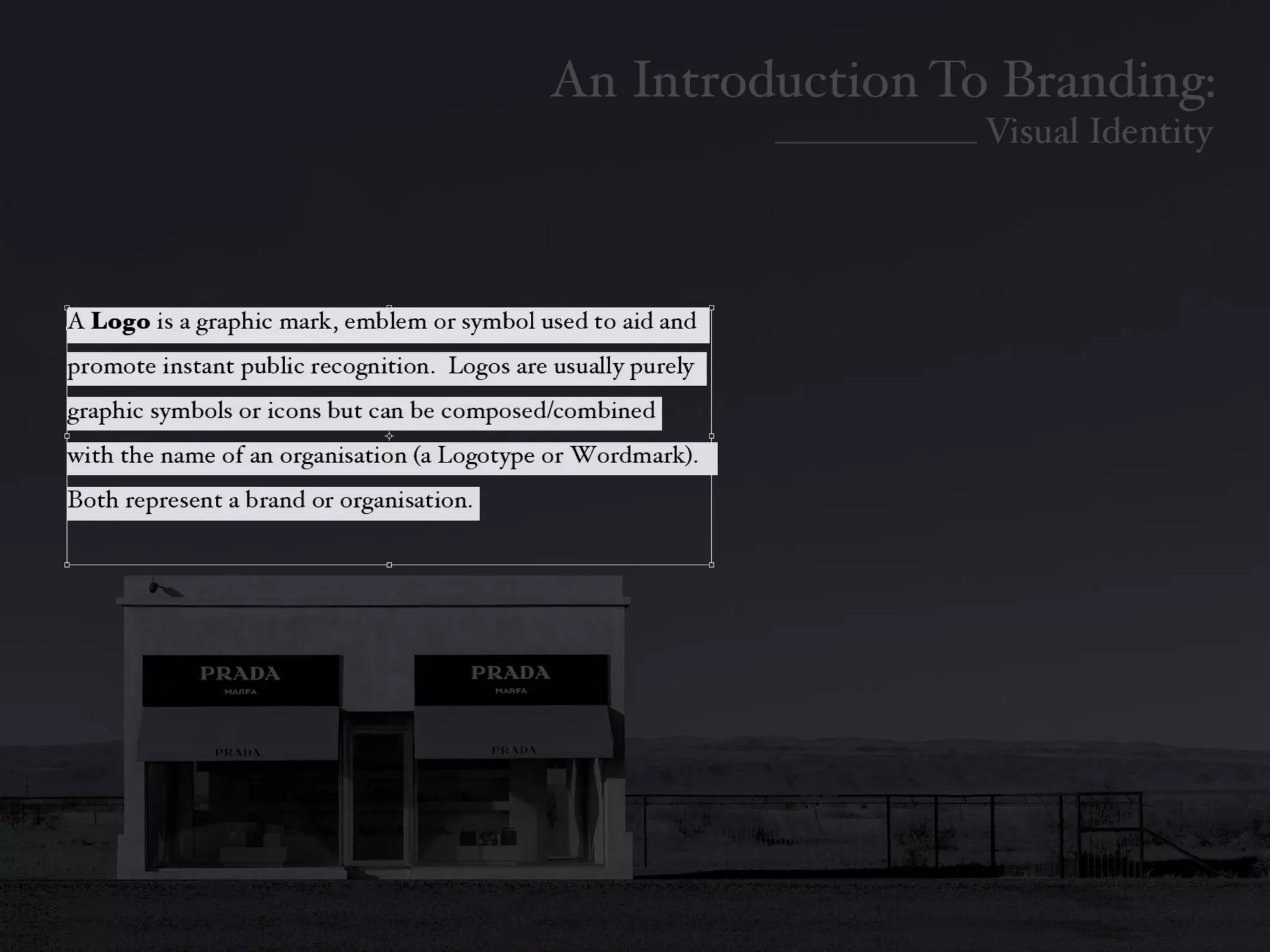 Introduction To Branding: Identity