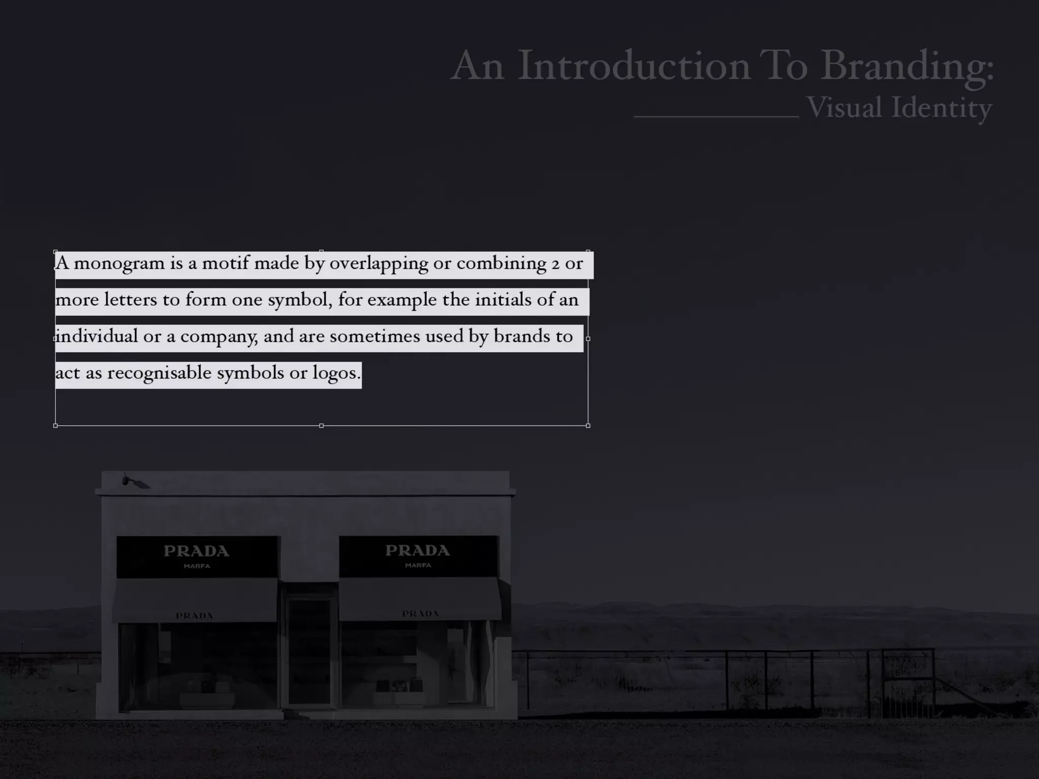 Introduction To Branding: Identity