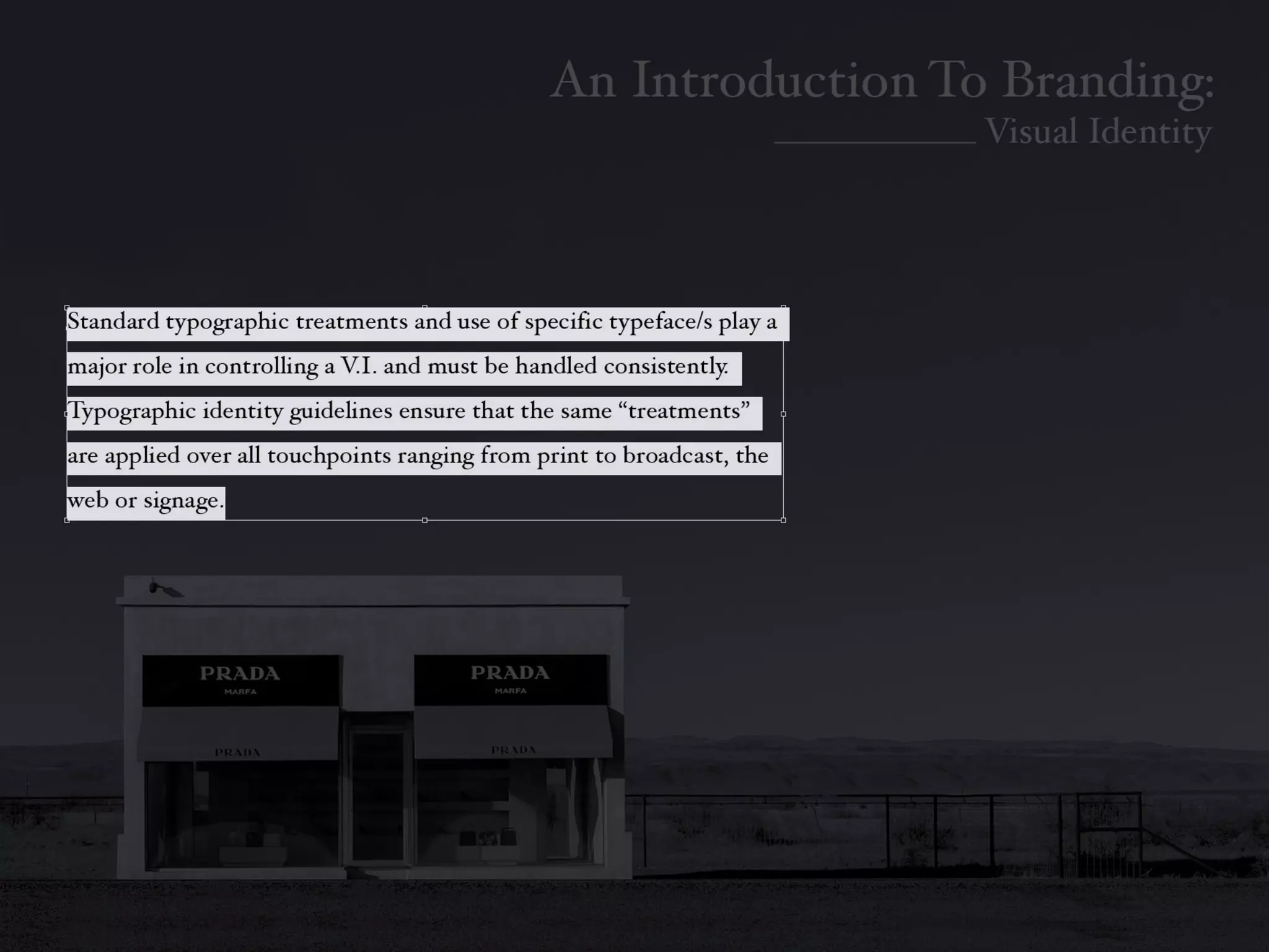 Introduction To Branding: Identity