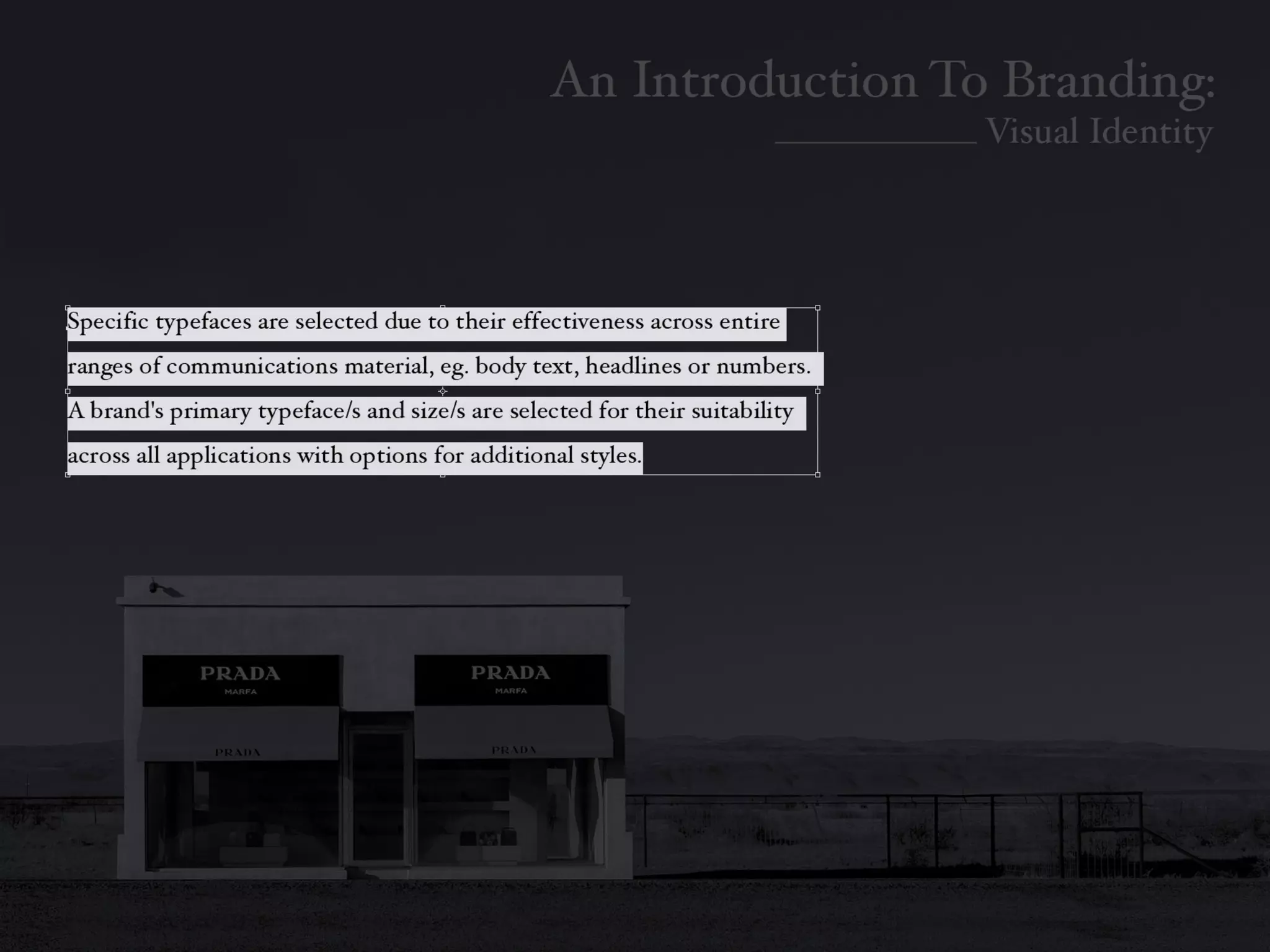 Introduction To Branding: Identity