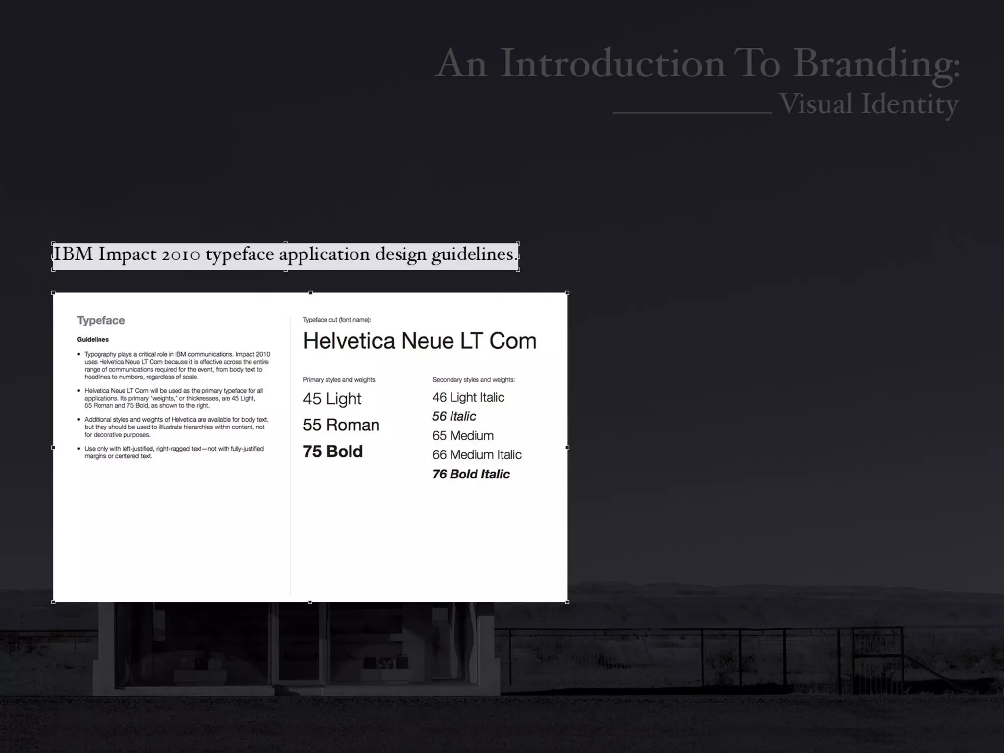 Introduction To Branding: Identity