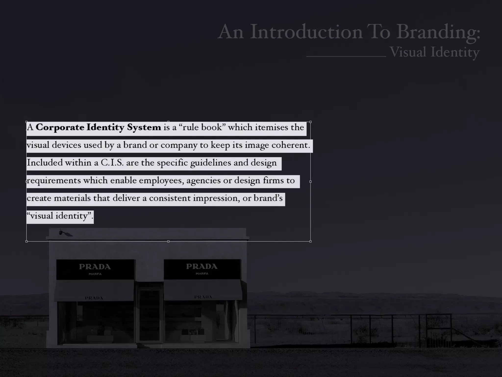 Introduction To Branding: Identity