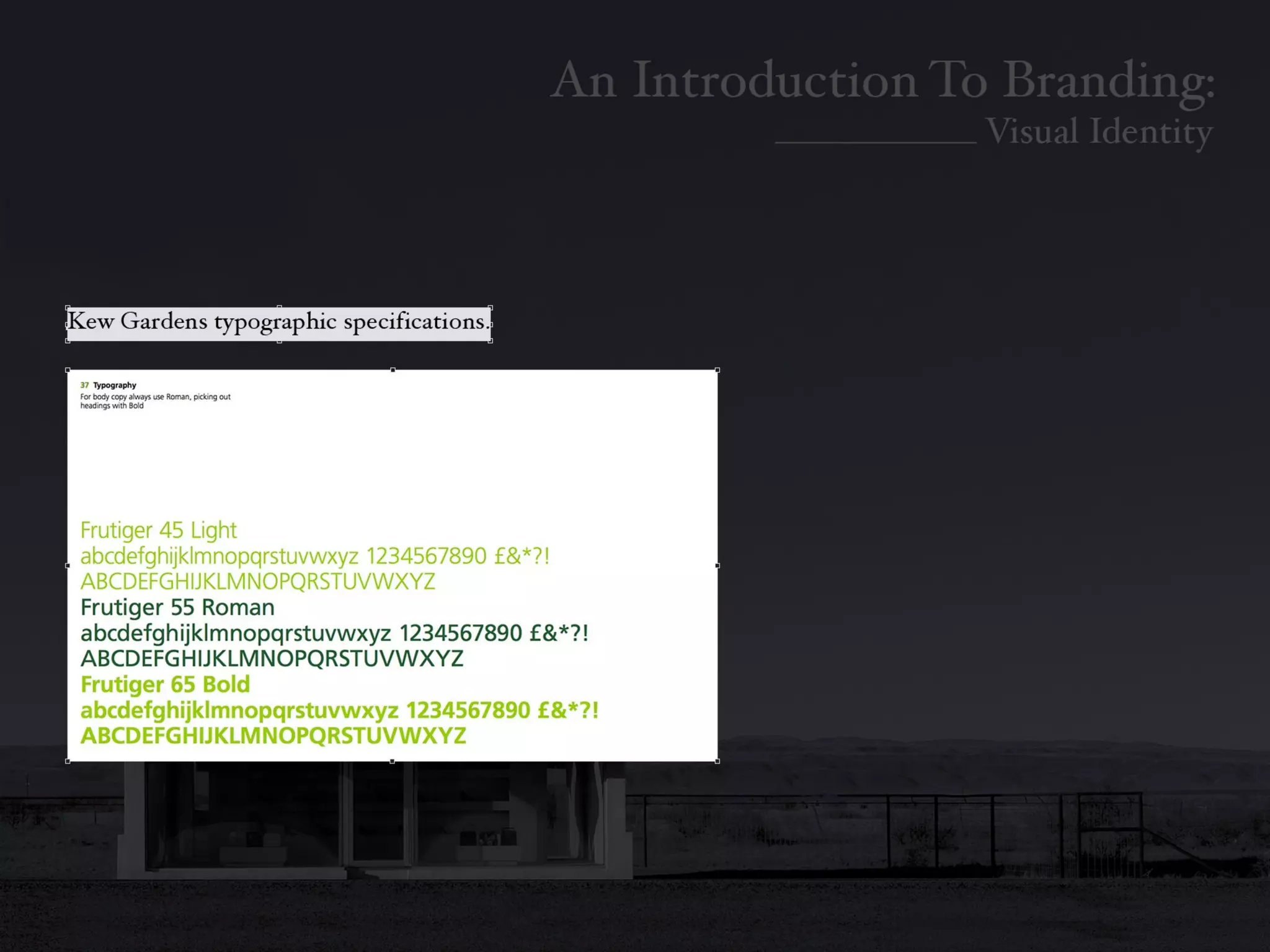 Introduction To Branding: Identity