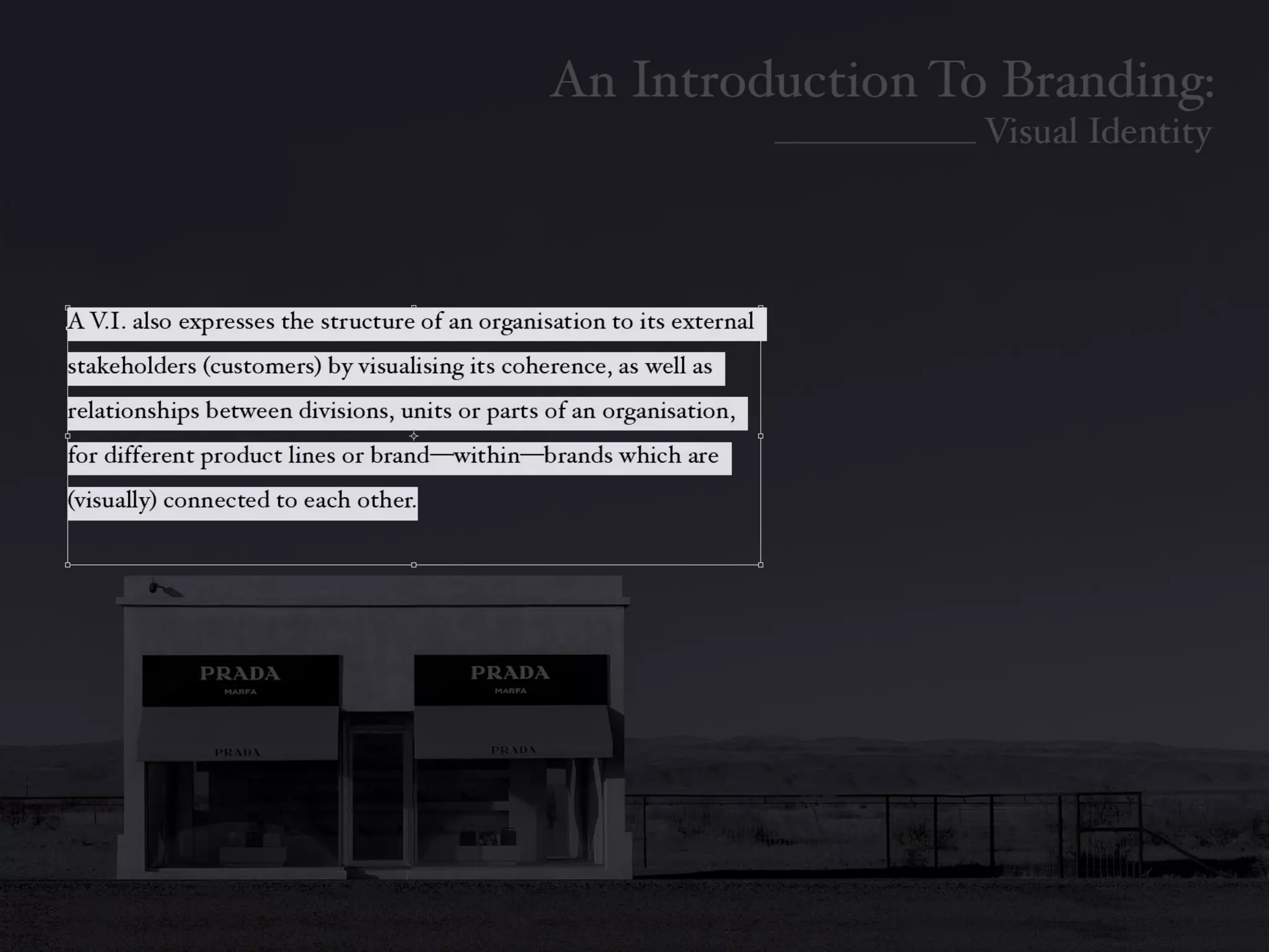 Introduction To Branding: Identity