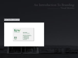 Introduction To Branding: Identity