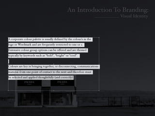 Introduction To Branding: Identity