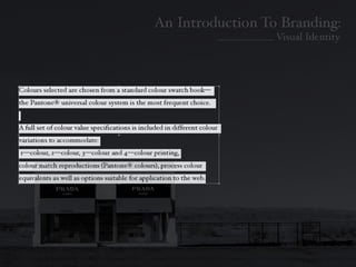 Introduction To Branding: Identity