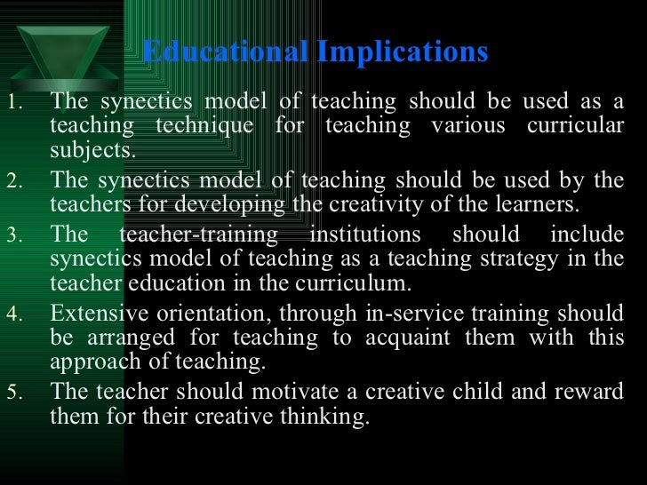 "MFS appraoach of Synectics Model