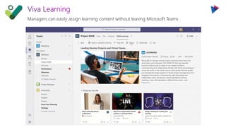 Managers can easily assign learning content without leaving Microsoft Teams
 
