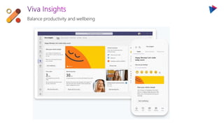 Balance productivity and wellbeing
 