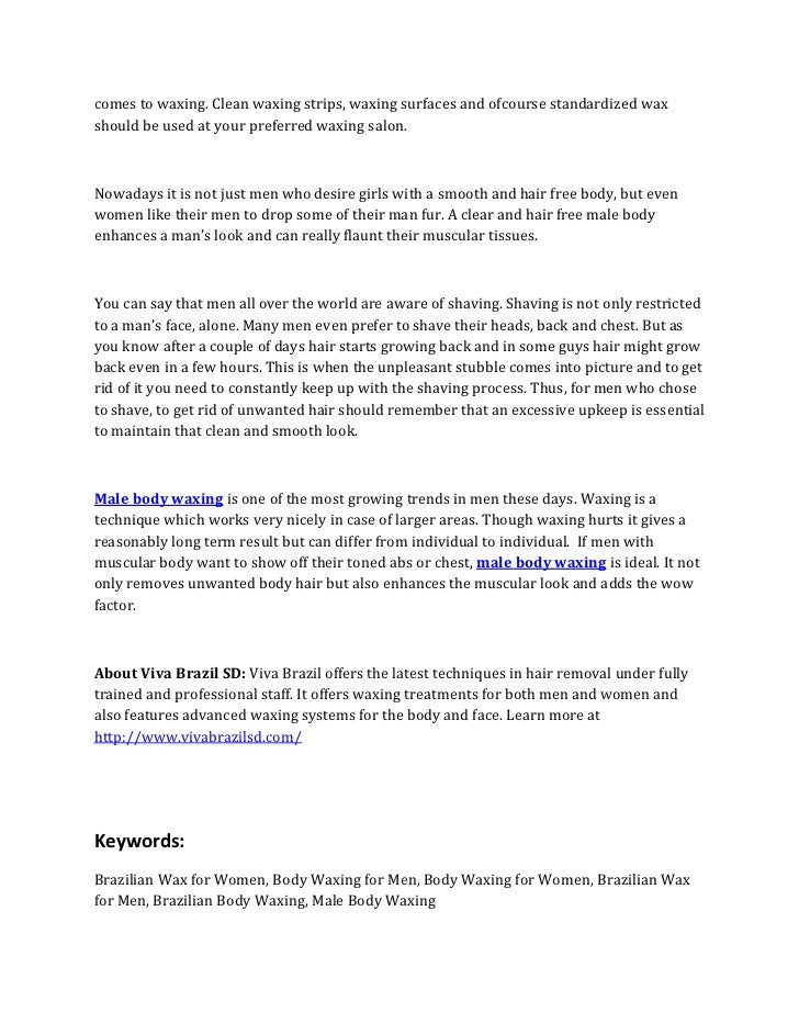 Body Waxing For Women Gives the Smoothest Finish Ever