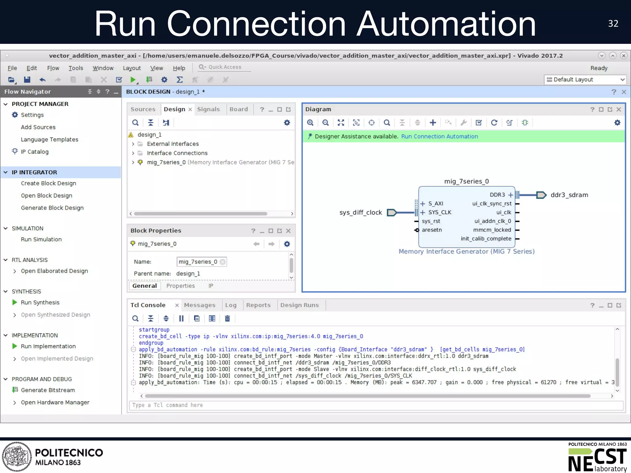 Run Connection Automation
• text
 