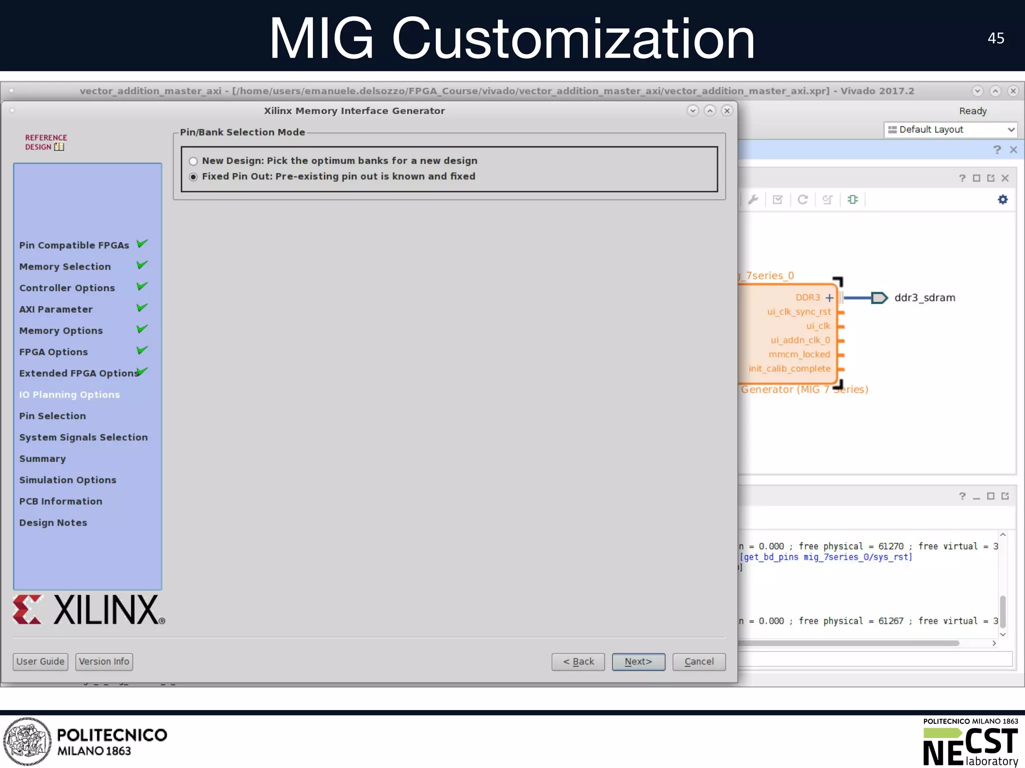 MIG Customization
• text
 
