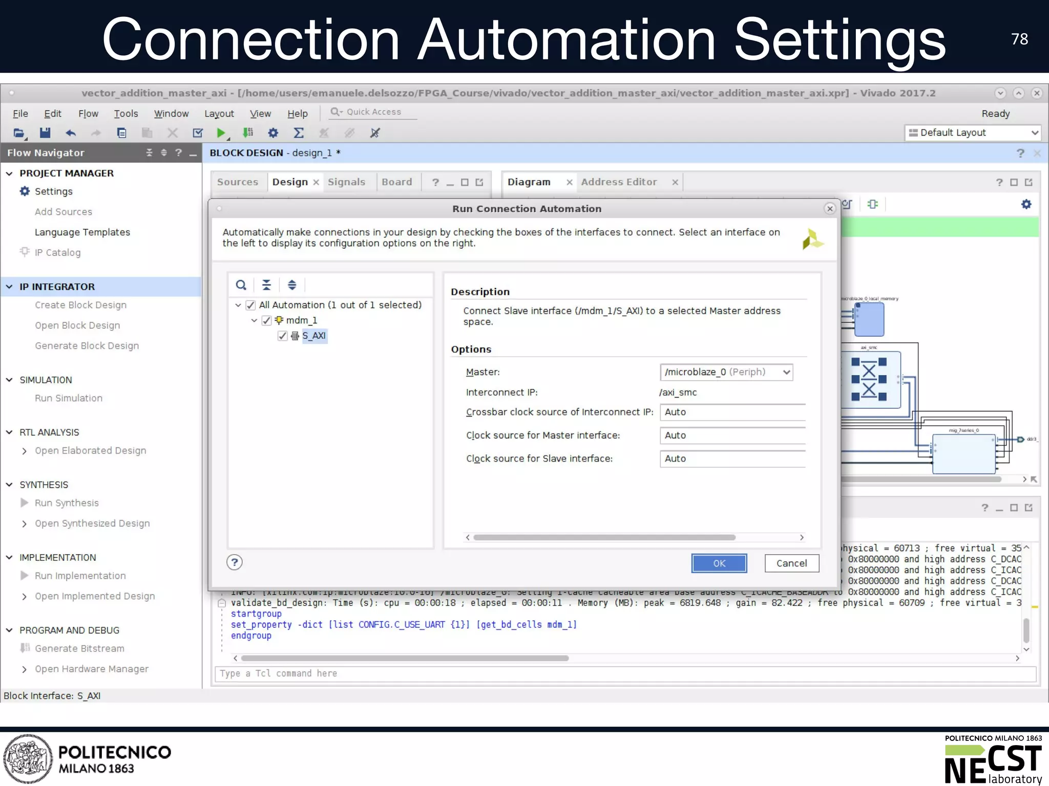 Connection Automation Settings
• text
 