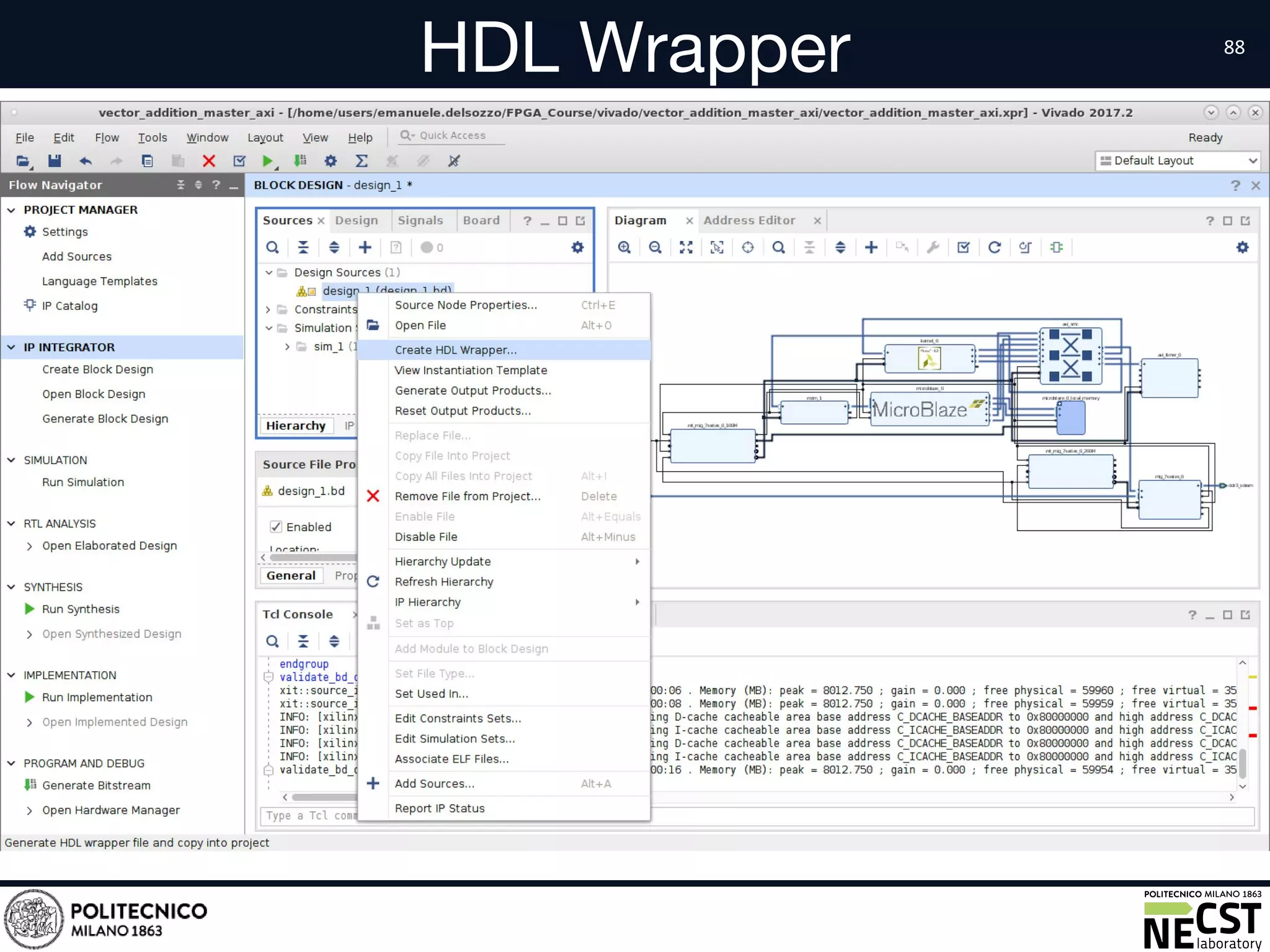 HDL Wrapper
• text
 