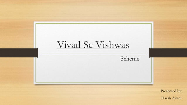 Vivad se vishwas | PPT