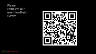 Please
complete our
event feedback
survey
 