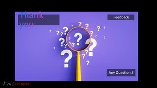 Any Questions?
Feedback
 