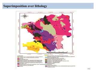 Superimposition over lithology
102
 
