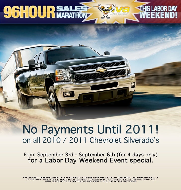 Chevy El Paso >> Labor Day Weekend Chevy Silverado Apr Payment Deferral Chevy El Paso >> Labor Day Weekend Chevy Silverado Apr Payment Deferral