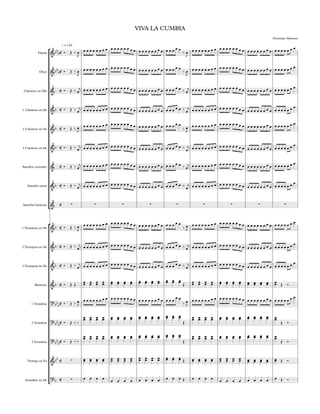 °
¢
°
¢
Flauta
Oboe
Clarinete en Mib
1 Clarinete en Sib
2 Clarinete en Sib
3 Clarinete en Sib
Saxofón contralto
Saxofón tenor
Saxofón barítono
1 Trompeta en Sib
2 Trompeta en Sib
3 Trompeta en Sib
Barítono
1 Trombón
2 Trombón
3 Trombón
Trompa en Fa
Sousafón en Sib
h = 120
C
C
C
C
C
C
C
C
C
C
C
C
C
C
C
C
C
C
&bb
b
VIVA LA CUMBIA
Florentino Martínez
&bbb
&
&b
&b
&b
&
&b
& ∑ ∑ ∑ ∑ ∑ ∑ ∑ ∑ ∑
&b
&b
&b
&b
?bb
b
?
bbb
?
bb
b
&bb ∑
?
b ∑
Ó Œ ‰ œ
J
œ œ œ œ œ œ œ œ œ œ œ œ œ œ œ œ œ œ œ œ œ œ œ œ œ œ œ œ œ
‰ œ
J
œ œ œ œ œ œ œ œ œ œ œ œ œ œ œ œ œ œ œ œ œ œ œ œ œ œ œ œ œ œ œ
Ó Œ ‰ œ
J
œ œ œ œ œ œ œ œ œ œ œ œ œ œ œ œ œ œ œ œ œ œ œ œ œ œ œ œ œ
‰ œ
J
œ œ œ œ œ œ œ œ œ œ œ œ œ œ œ œ œ œ œ œ œ œ œ œ œ œ œ œ œ œ œ
Ó Œ ‰ œ
j œ œ œ œ œ œ œ œ œ œ œ œ œ œ œ œ œ œ œ œ œ œ œ œ œ œ œ œ œ ‰ œ
j œ œ œ œ œ œ œ œ œ œ œ œ œ œ œ œ œ œ œ œ œ œ œ œ œ œ œ œ œ œ œ
Ó Œ ‰ œ
j œ œ œ œ œ œ œ œ œ œ œ œ œ œ œ œ œ œ œ œ œ œ œ œ œ œ œ œ œ ‰ œ
j œ œ œ œ œ œ œ œ œ œ œ œ œ œ œ œ œ œ œ œ œ œ œ œ œ œ œ œ œ œ œ
Ó Œ ‰ œ
J
œ œ œ œ œ œ œ œ œ œ œ œ œ œ œ œ œ œ œ œ œ œ œ œ œ œ œ œ œ
‰ œ
J
œ œ œ œ œ œ œ œ œ œ œ œ œ œ œ œ œ œ œ œ œ œ œ œ œ œ œ œ œ œ œ
Ó Œ ‰ œ
j œ œ œ œ œ œ œ œ œ œ œ œ œ œ œ œ œ œ œ œ œ œ œ œ œ œ œ œ œ ‰
œ
j œ œ œ œ œ œ œ œ œ œ œ œ œ œ œ œ œ œ œ œ œ œ œ œ œ œ œ œ œ œ œ
Ó Œ ‰ œ
j œ œ œ œ œ œ œ œ œ œ œ œ œ œ œ œ œ œ œ œ œ œ œ œ œ œ œ œ œ ‰ œ
j œ œ œ œ œ œ œ œ œ œ œ œ œ œ œ œ œ œ œ œ œ œ œ œ œ œ œ œ œ œ œ
Ó Œ ‰ œ
j œ œ œ œ œ œ œ œ œ œ œ œ œ œ œ œ œ œ œ œ œ œ œ œ œ œ œ œ œ ‰ œ
j œ œ œ œ œ œ œ œ œ œ œ œ œ œ œ œ œ œ œ œ œ œ œ œ œ œ œ œ œ œ œ
Ó Œ ‰ œ
J
œ œ œ œ œ œ œ œ œ œ œ œ œ œ œ œ œ œ œ œ œ œ œ œ œ œ œ œ œ
‰ œ
J
œ œ œ œ œ œ œ œ œ œ œ œ œ œ œ œ œ œ œ œ œ œ œ œ œ œ œ œ œ œ œ
Ó Œ ‰ œ
j œ œ œ œ œ œ œ œ œ œ œ œ œ œ œ œ œ œ œ œ œ œ œ œ œ œ œ œ œ ‰ œ
j œ œ œ œ œ œ œ œ œ œ œ œ œ œ œ œ œ œ œ œ œ œ œ œ œ œ œ œ œ œ œ
Ó Œ ‰ œ
j œ œ œ œ œ œ œ œ œ œ œ œ œ œ œ œ œ œ œ œ œ œ œ œ œ œ œ œ œ ‰ œ
j œ œ œ œ œ œ œ œ œ œ œ œ œ œ œ œ œ œ œ œ œ œ œ œ œ œ œ œ œ œ œ
Ó Œ Œ
œœ œœ œœ œœ œœ œœ œœ œœ œœ œœ œœ œœ œœ œœ œœ
Œ
œœ œœ œœ œœ œœ œœ œœ œœ œœ œœ œœ œœ œœ Œ Ó
Ó Œ ‰ œ
J
œ œ œ œ œ œ œ œ œ œ œ œ œ œ œ œ œ œ œ œ œ œ œ œ œ œ œ
œ œ
‰ œ
J
œ œ œ œ œ œ œ œ œ œ œ œ œ œ œ œ œ œ œ œ œ œ œ œ œ œ œ œ œ œ œ
Ó Œ ‰ ‰
œœ œœ œœ œœ œœ œœ œœ œœ œœ œœ œœ œœ œœ œœ œœ
Œ
œœ œœ œœ œœ œœ œœ œœ œœ œœ œœ œœ œœ œœ
Œ Ó
Ó Œ ‰ ‰
œœ œœ œœ œœ œœ œœ œœ œœ œœ œœ œœ œœ œœ œœ œœ
Œ
œœ œœ œœ œœ œœ œœ œœ œœ œœ œœ œœ œœ œœ
Œ Ó
œœ œœ œœ œœ œœ œœ œœ œœ œœ œœ œœ œœ œœ œœ œœ Œ œœ œœ œœ œœ œœ œœ œœ œœ œœ œœ œœ œœ œœ Œ Ó
œ œ œ œ
œ œ œ œ œ œ œ œ œ œ œ Œ œ œ œ œ
œ œ œ œ œ œ œ œ œ Œ Ó
 