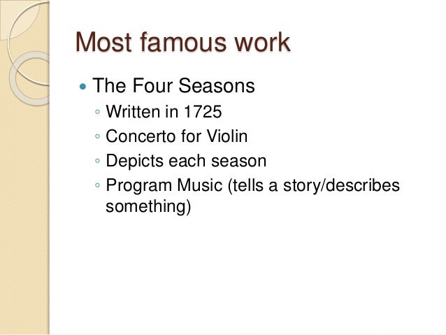 vivaldi famous works vivaldi famous works