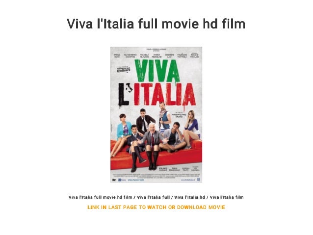 viva l italia film da scaricare