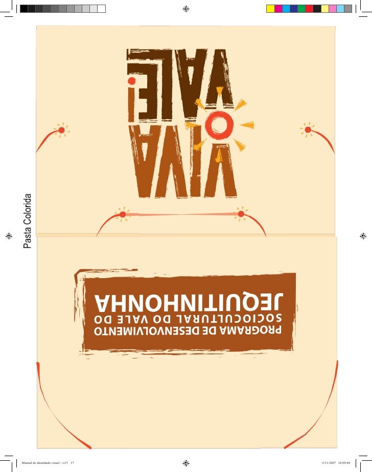 Viva o vale! Manual de identidade visual da logo do Viva o 