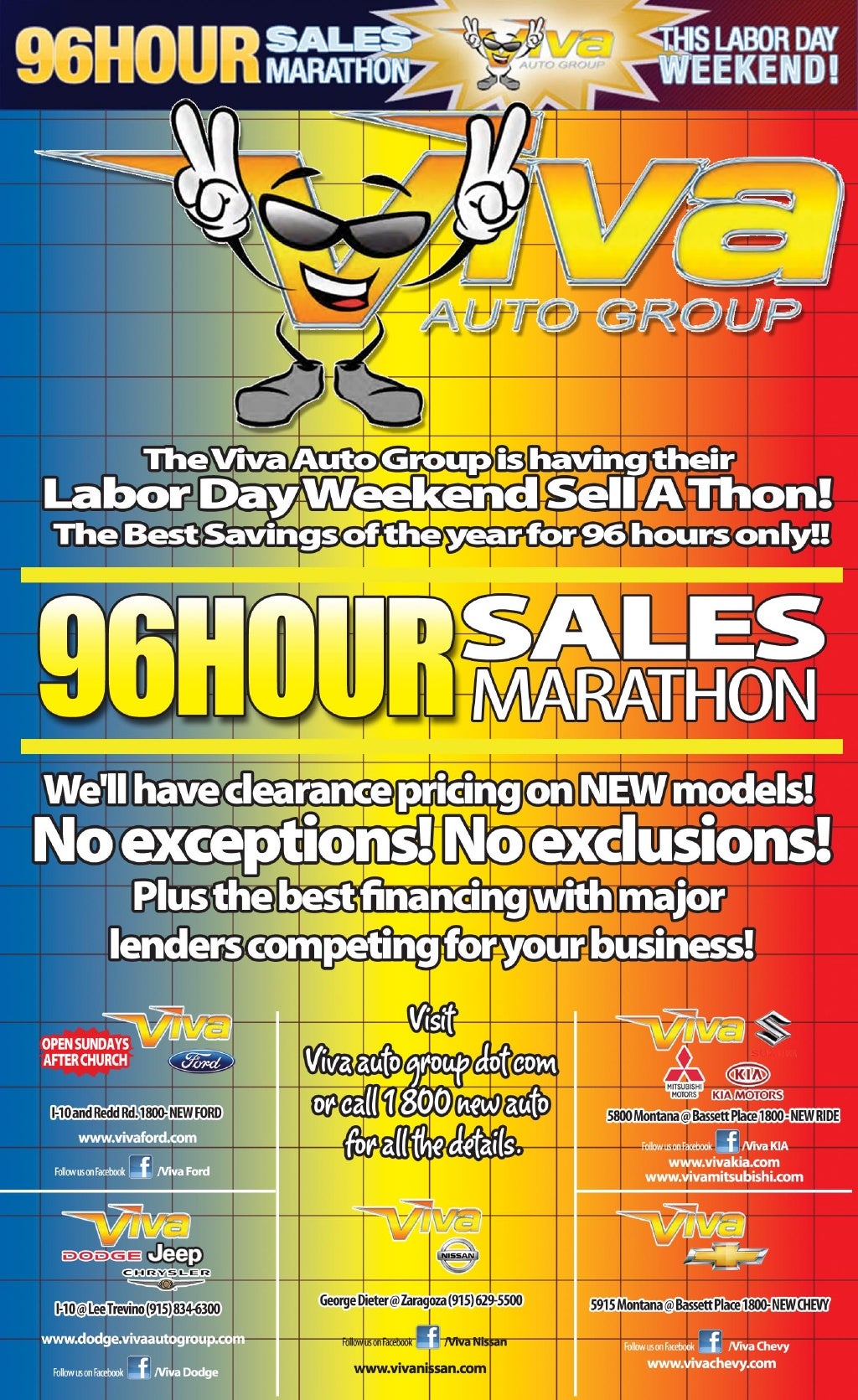 Labor Day Weekend Car Sales Marathon Viva Kia El Paso TX