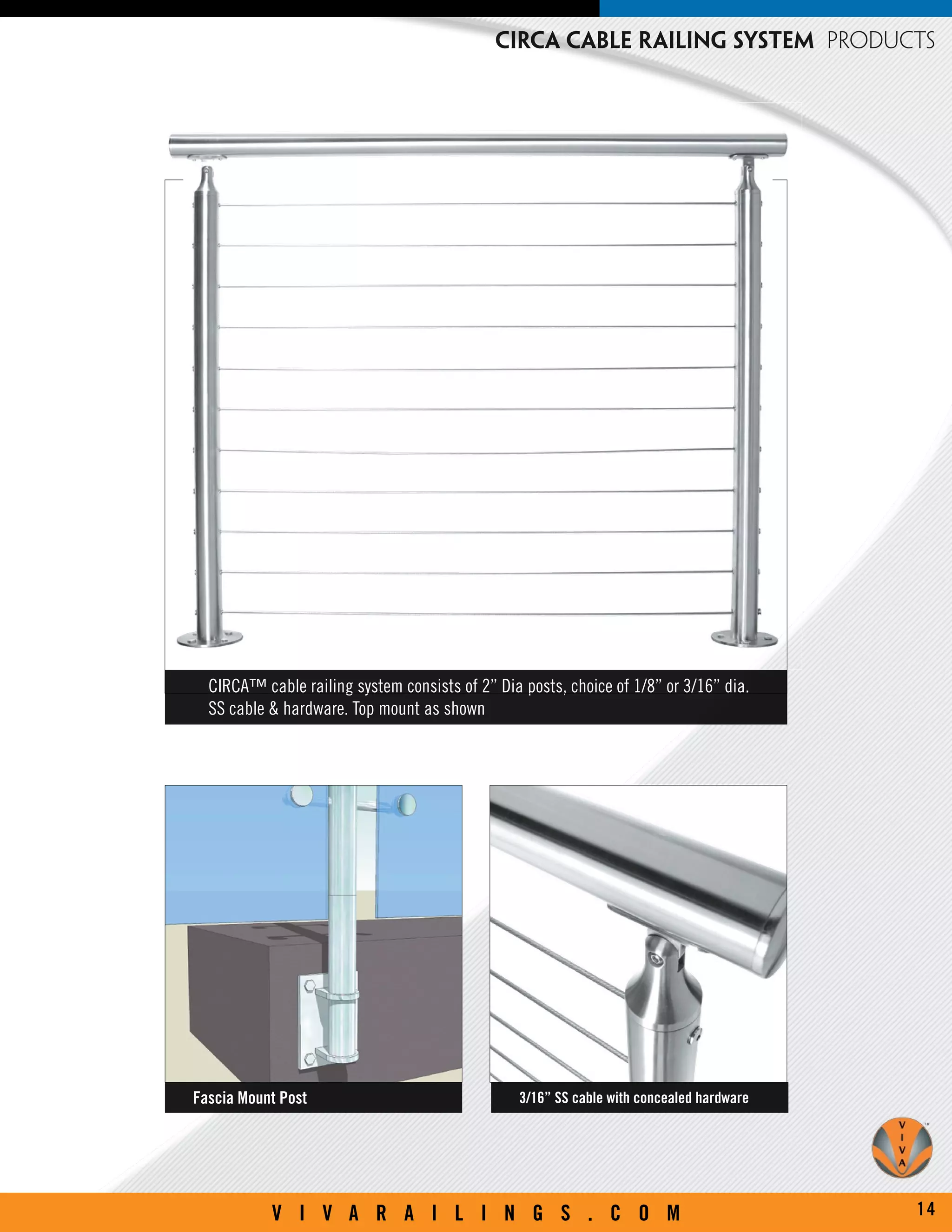 Exterior Railing, Balcony Railing, Deck Railing - Vivarailings.com