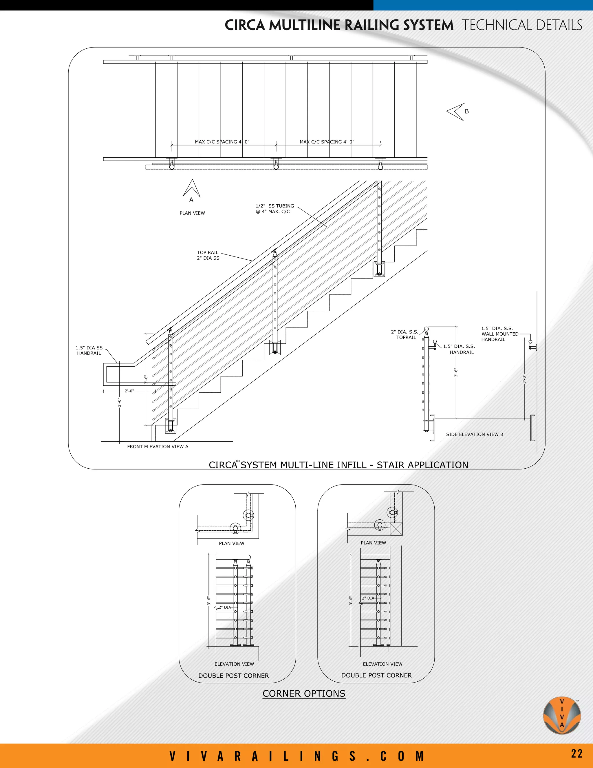 Exterior Railing, Balcony Railing, Deck Railing - Vivarailings.com