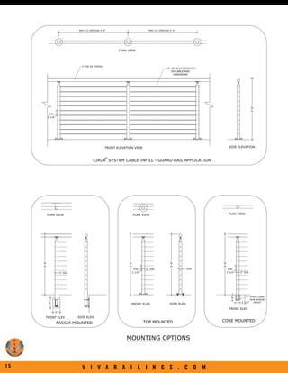 Exterior Railing, Balcony Railing, Deck Railing - Vivarailings.com