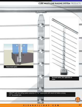 Exterior Railing, Balcony Railing, Deck Railing - Vivarailings.com