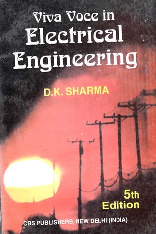 Viva voce in electrical engineering by D K Sharma
