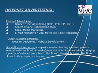 OUR DEPARTMENTS:-We have specialized team in each department….Including.Marketing Department.