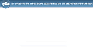El Gobierno en Línea debe expandirse en las entidades territoriales
 