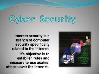 AboutCyberSecurityOctober is National Cyber SecurityAwareness Month. Microsoft and theNational Cyber Security Alliance(NCSA) have teamed up with theDepartment of Homeland Security(DHS)  to help increase awarenessabout Internet security issues and toeducate people about how to helpprotect themselves and their devices.NCSA's mission is to create a cultureof cyber security and safety througheducation and awareness activities.