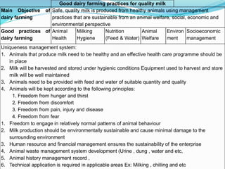 Commercial dairy farming India | PPTX