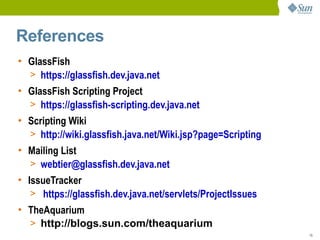 Scripting Support in GlassFish v3 Prelude