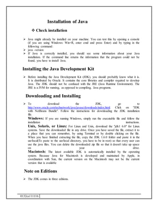 Industrial Training report on java | DOCX