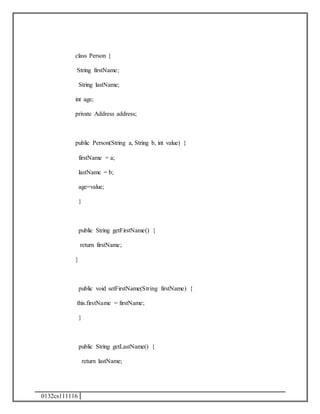Industrial Training report on java | DOCX