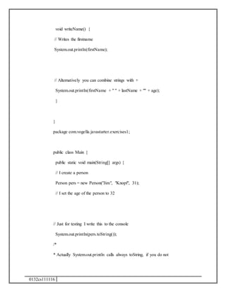 Industrial Training report on java | DOCX