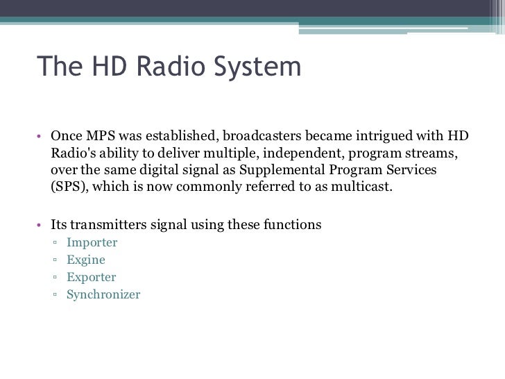 High Definition Radio ppt